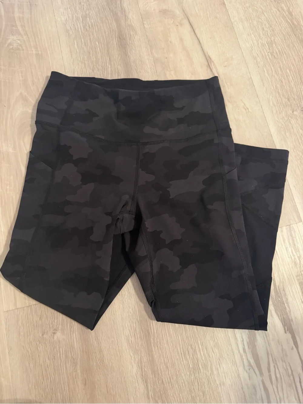 Lululemon Black Camo Performance Leggings